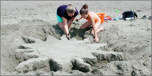 Sand Sculpture Competition.