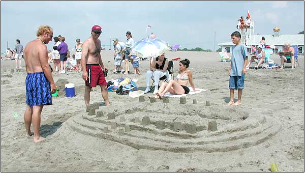Sand Sculpture Competition.