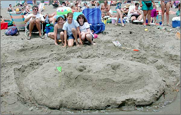 Sand Sculpture Competition.