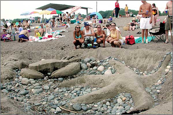 Sand Sculpture Competition.