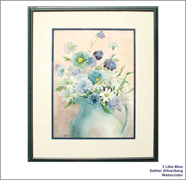 I Like Blue | Esther Silverberg | Watercolor.