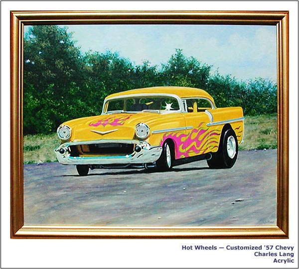 Hot Wheels - Customized '57 Chevy | Charles Lang | Acrylic.