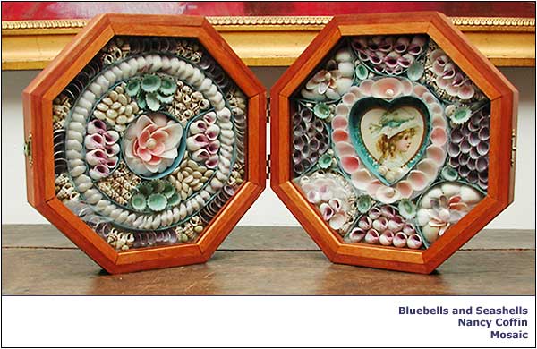 Bluebells and Seashells | Nancy Coffin Mosaic.