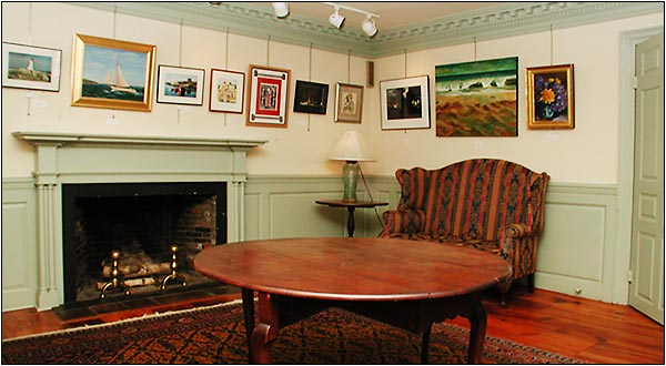 Parlor Gallery at the King Hooper Mansion, Marblehead Arts Association, Marblehead, Massachusetts.