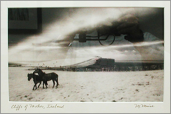 "Cliffs of Moher" by Matthew Muise. B&W Infrared.