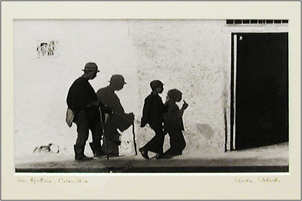 "Father is Blind - Columbia" by Ulrike Welsch. B&W.