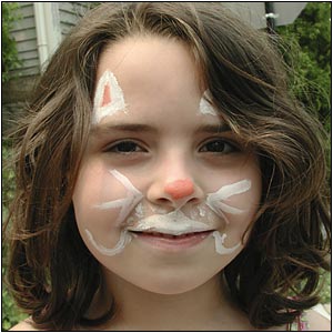Face painting.
