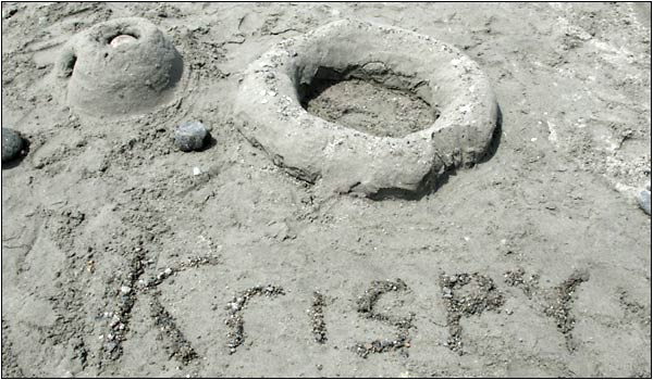 Sand sculpture photo.