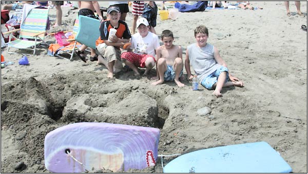 Sand sculpture photo.