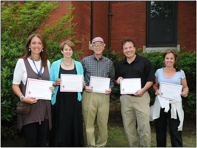 Crafts Exhibit award winners.